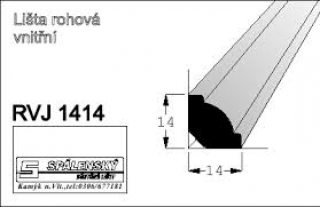 Lišta-S-BO-nastavená-rohová vnitřní-RVJ 1414x2400mm